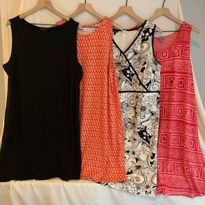 Summer dresses, sizes 16W, XL, and 20. $15 each or $70 for all 7.